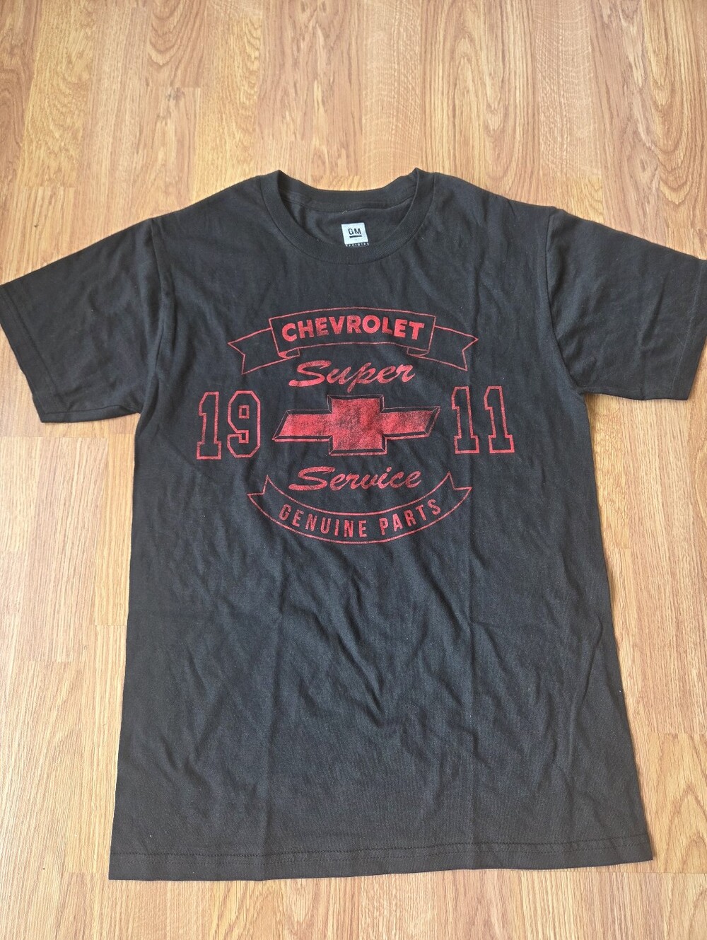 Chevy 1911 Super Service Tshirt Graphic Men's S Short Sleeves New General Motors